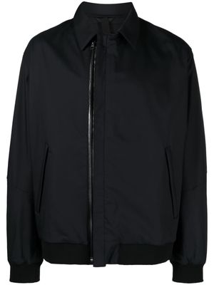 ACRONYM off-centre zip-up jacket - Black