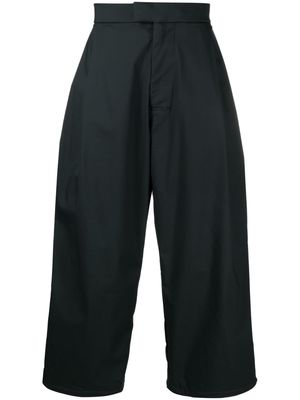 ACRONYM wide-leg pleated trousers - Green