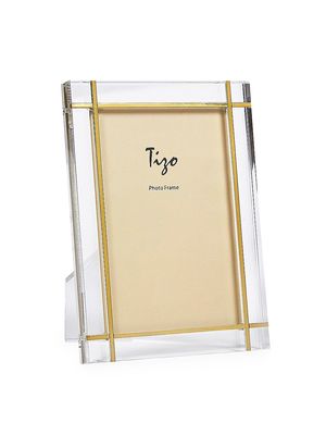 Acrylic Easel Frame - Gold - Size 4 x 6 - Gold - Size 4 x 6