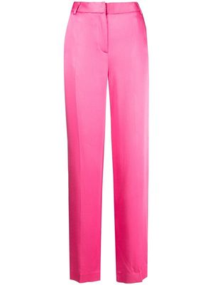 Act N°1 high-waisted straight-leg trousers - Pink