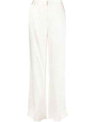 Act N°1 high-waisted straight-leg trousers - White