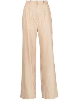 Act N°1 wide-leg wool trousers - Brown