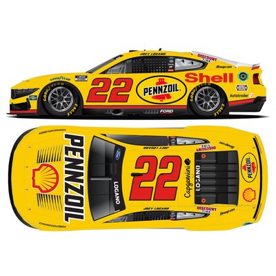 Action Racing Joey Logano 2024 #22 Shell-Penzoil 1:64 Regular Paint Die-Cast Ford Mustang