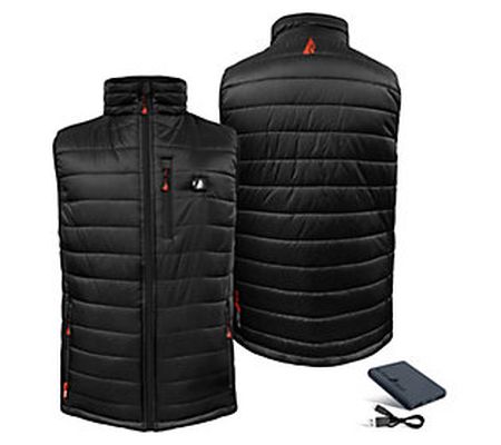 ActionHeat Men's 5V Battery-Heated Puffer Vest