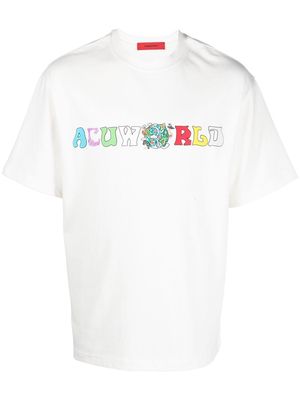 ACUPUNCTURE 1993 logo print T-shirt - White