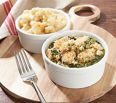 AD St.Clair 2lb Spinach Casserole & Mac&Cheese Auto-Delivery