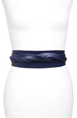 Ada Classic Wrap Belt in Marine 