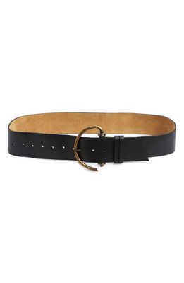Ada Emmi Leather Belt in Black