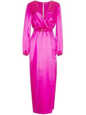 Adam Lippes Claudia V-neck silk dress - Pink