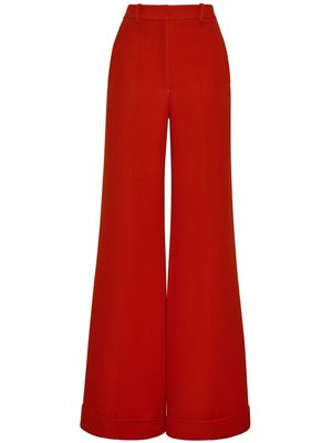 Adam Lippes Deeda wide-leg trousers - Red
