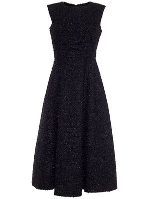 Adam Lippes Eloise metallic tweed dress - Black