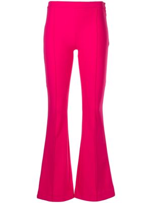 Adam Lippes flare-detail trousers - Pink