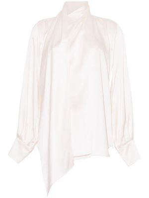 Adam Lippes foulard silk blouse - Neutrals
