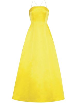 Adam Lippes Giovanna satin gown - Yellow