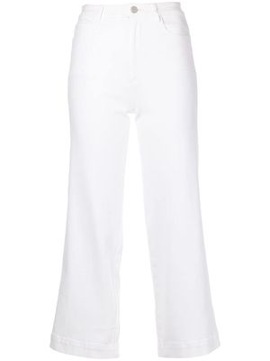 Adam Lippes high-waist cropped jeans - White