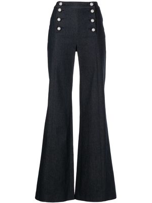 Adam Lippes high-waisted trousers - Blue
