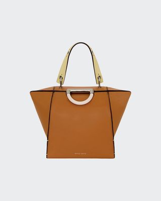 Adele Leather Top Handle Bag