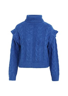 Adeline Cable-Knit Turtleneck Sweater