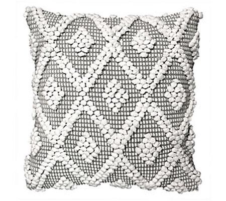Adelyn Decorative 20"x20" Pillow Cover by Lush Decor