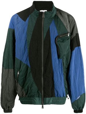 Ader Error abstract-pattern print bomber jacket - Multicolour
