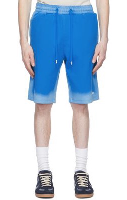 ADER error Blue Cotton Shorts