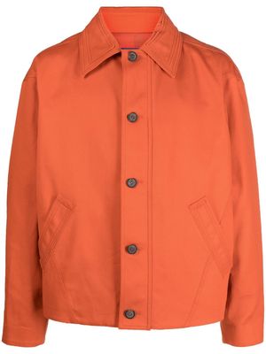 Ader Error classic collar shirt jacket - Orange