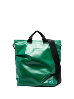 Ader Error colour-block tote bag - Green