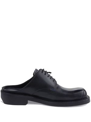 Ader Error Curve leather Derby shoes - Black