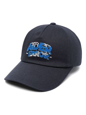 Ader Error Edca logo-embroidered cotton cap - Blue