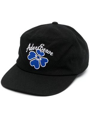 Ader Error embroidered-logo cotton cap - Black