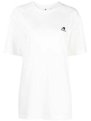 Ader Error embroidered-logo cotton T-Shirt - White