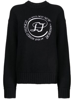 Ader Error embroidered-logo jumper - Black