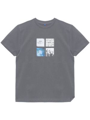 Ader Error graphic-print crew-neck T-shirt - Grey