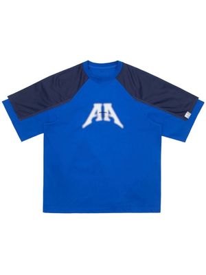 Ader Error Nolc jersey T-shirt - Blue