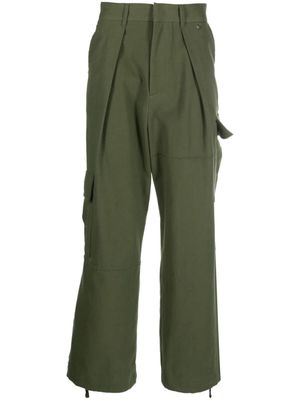 Ader Error Tard cotton cargo pants - Green