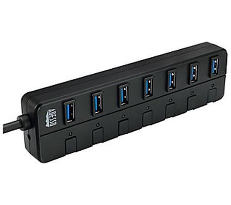 Adesso 7-Port USB 3.0 Hub Power Switch and Powe r Adapter