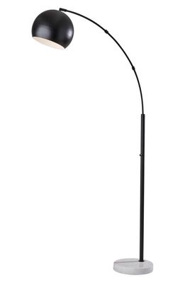 ADESSO LIGHTING Astoria Arc Floor Lamp in Black 