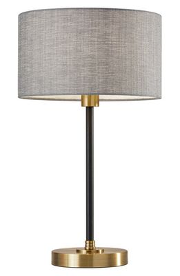 ADESSO LIGHTING Bergen Table Lamp in Black/Antique Brass 