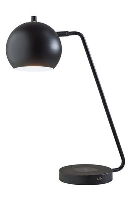 ADESSO LIGHTING Emerson Charging Desk Lamp in Black