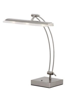 ADESSO LIGHTING Esquire LED Desk Lamp in Brushed Steel