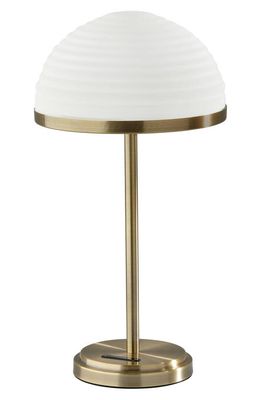 ADESSO LIGHTING Juliana LED Smart Table Lamp in Antique Brass