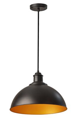 ADESSO LIGHTING Wallace Pendant Light in Black/Gold