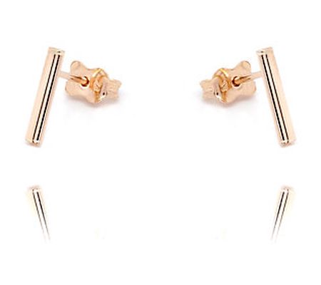 Adi Paz 14K Gold Bar Stud Earrings