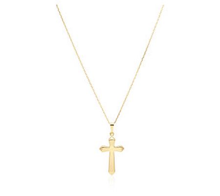 Adi Paz 14K Gold Cross Pendant w/ Chain