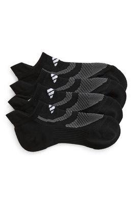 adidas 2-Pack Superlite Performance Socks in Black/Onyx Grey