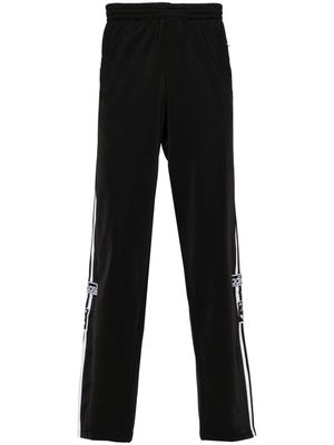 adidas 3-stripe embroidered-logo track pants - Black