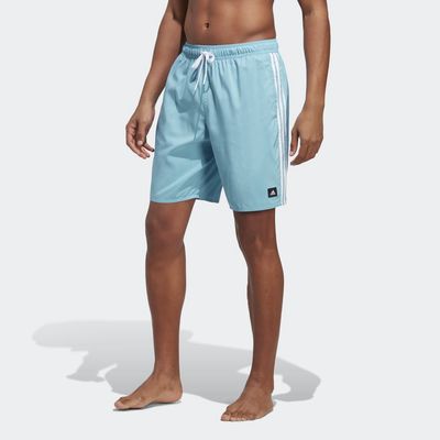 adidas 3-Stripes CLX Swim Shorts Preloved Blue XS Mens