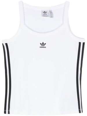 adidas 3-Stripes logo sleeveless top - White