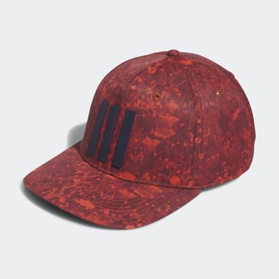 adidas 3-Stripes Printed Tour Hat Preloved Red OSFM