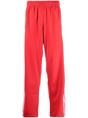 adidas 3-Stripes straight-leg trousers - Red